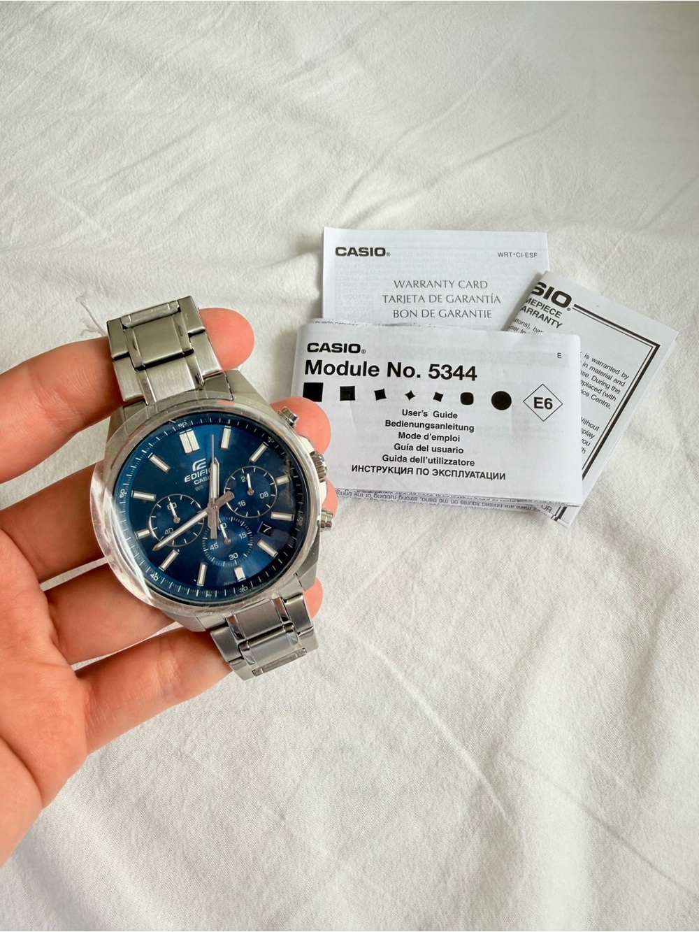 Edifice Casio Chronograph
